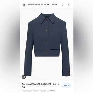 nwt babaton navy blazer